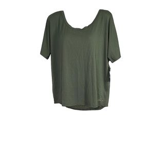Spalding activewear top green large